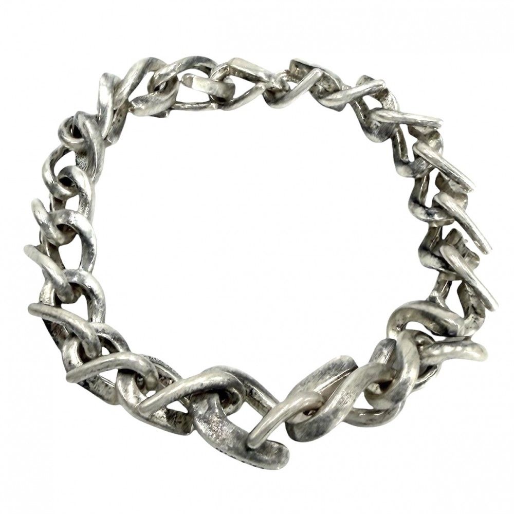 ティファニー ブレスレット メンズ フォージ ミディアムリンク ジュエリー アクセサリー TIFFANY&Co. シルバー925 約40.3g【中古品】 88,000円