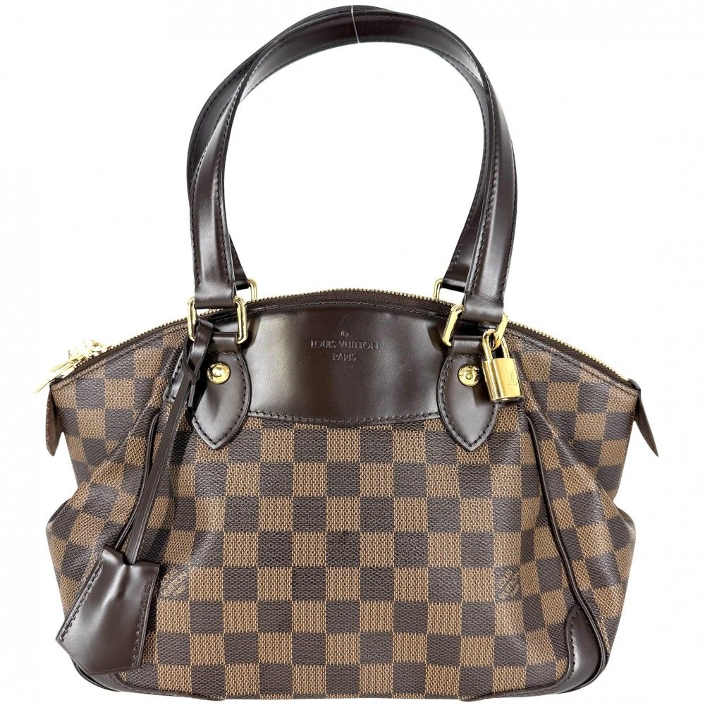 ルイヴィトン ハンドバッグ レディース ヴェローナPM LOUIS VUITTON N41117 ダミエキャンバス ブラウン 茶 ゴールド金具【中古品】