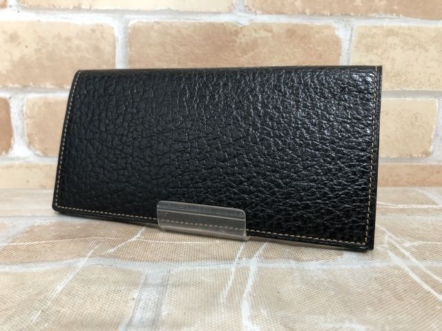 【中古】 COMME des GARCONS HOMME PLUS コムデギャルソン レザーウォレット 長財布 ブラック 111393731