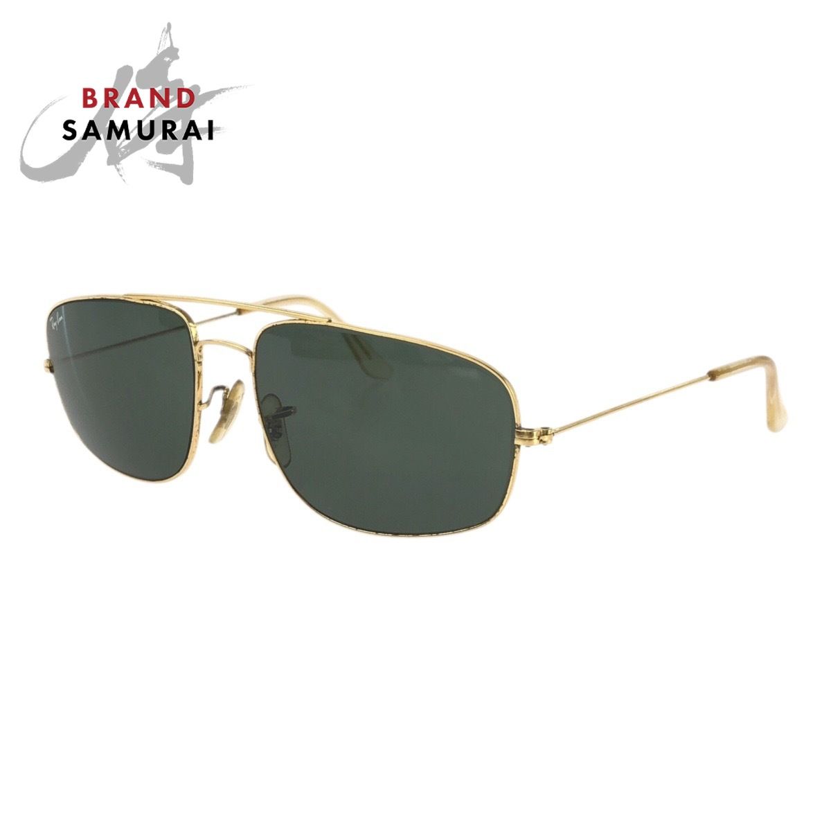 Ray-Ban レイバン ヴィンテージ ボシュロム エクスプローラー グリーン ゴールド金具 メタル B&L 58□17 サングラス 603464【中古】