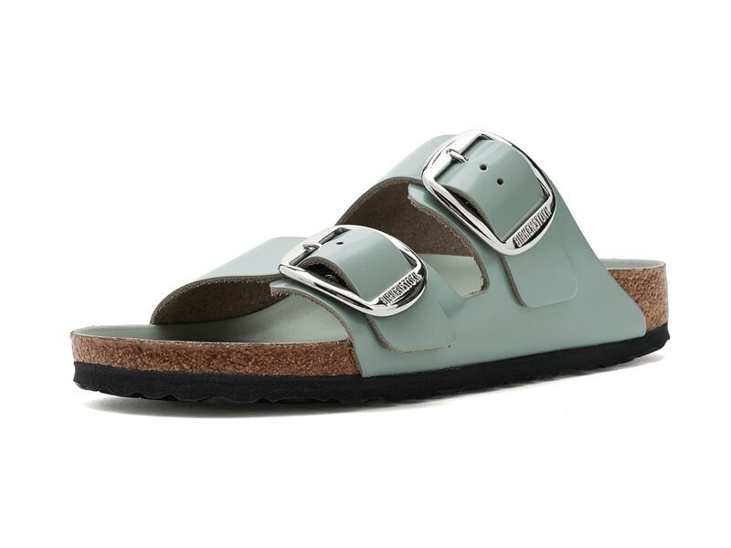 ビルケンシュトック レディース シューズ サンダル Birkenstock Arizona Big Buckle High Shine Pure Sage セージ