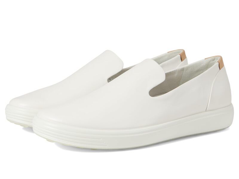 エコー レディース シューズ スニーカー Ecco Soft 7 SlipOn Sneaker WhitePowder ホワイト