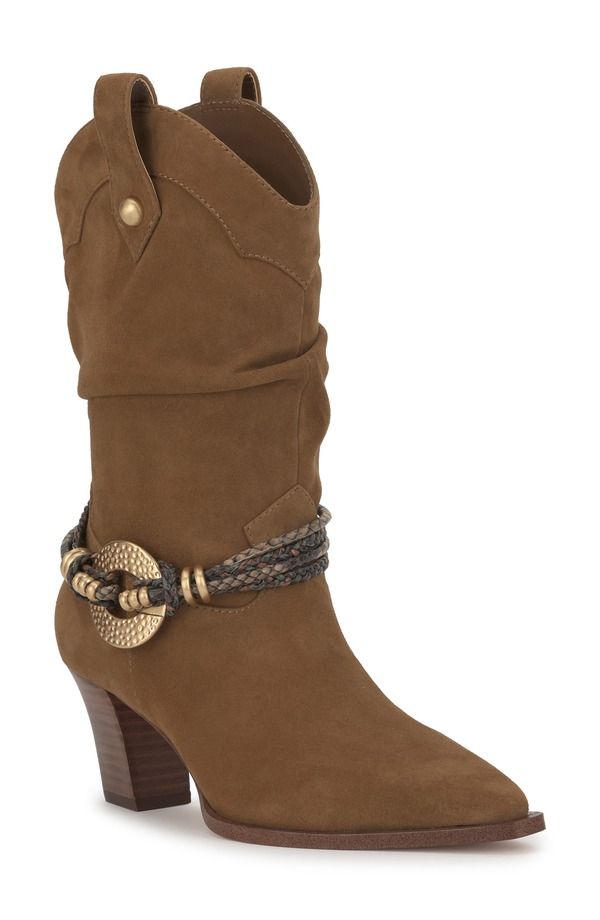 ジェシカシンプソン レディース シューズ ブーツ・レインブーツ Jessica Simpson Hanie Western Boot Women SAFARI BROWN ブラウン