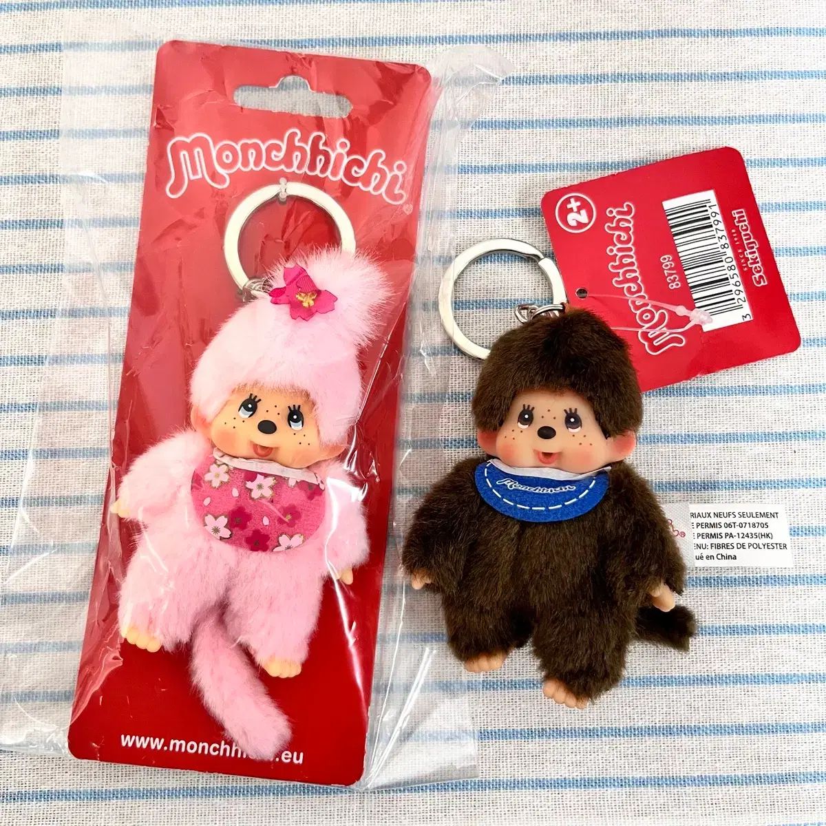 モンチッチ ミニ キーホルダー まとめ出品 さくら+青 基本