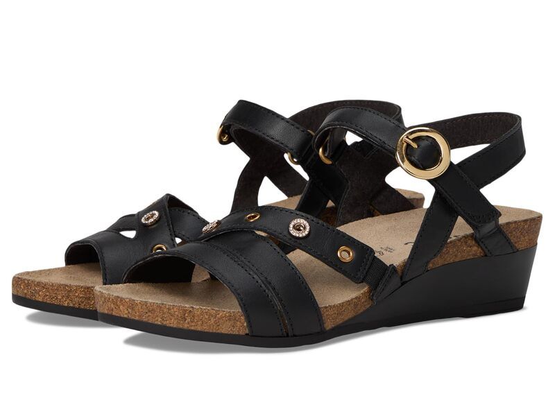 ナオト レディース シューズ ヒール Naot Sparkle Jet Black Leather ブラック
