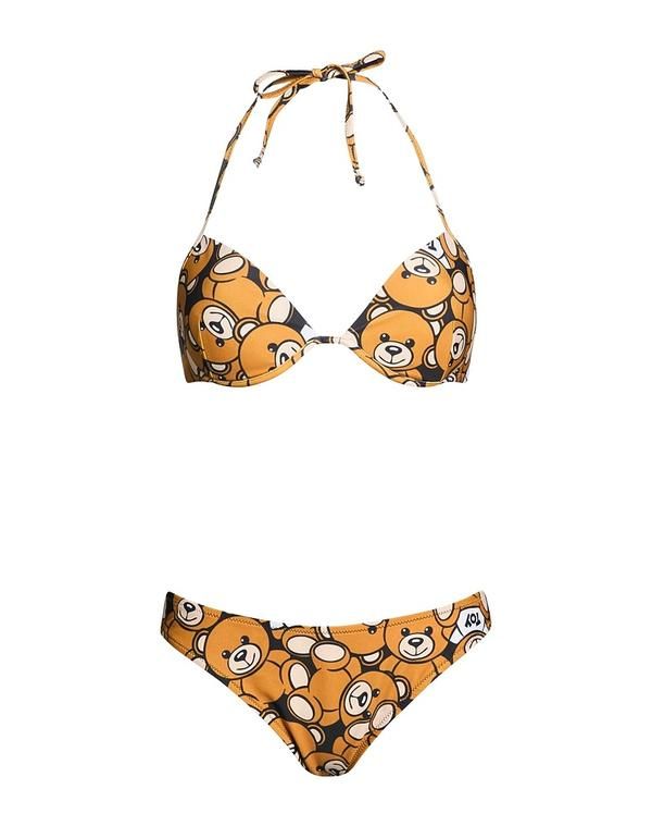 モスキーノ レディース 水着 ボトムスのみ MOSCHINO Brown ブラウン