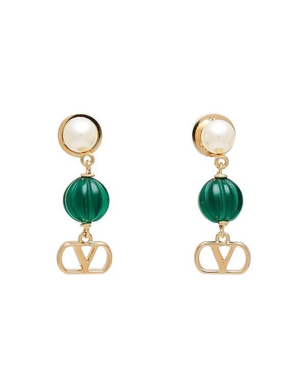 ヴァレンティノ レディース アクセサリー ピアス・イヤリング VALENTINO GARAVANI Emerald エメラルド