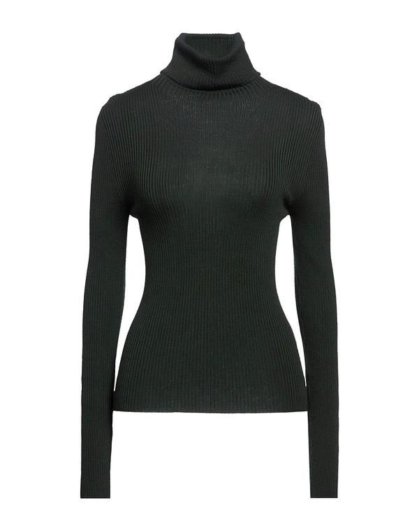 ロベルトコリーナ レディース アウター ニット・セータートルネック ROBERTO COLLINA Dark Green グリーン