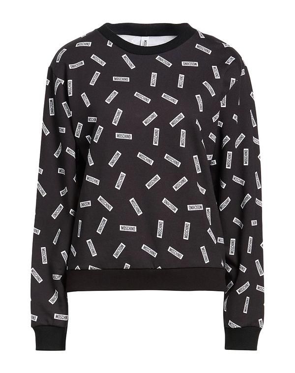 モスキーノ レディース アウター パーカー・スウェット MOSCHINO Black ブラック