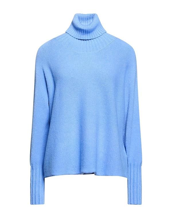 マニラグレース レディース アウター ニット・セータートルネック MANILA GRACE Azure Blue ブルー