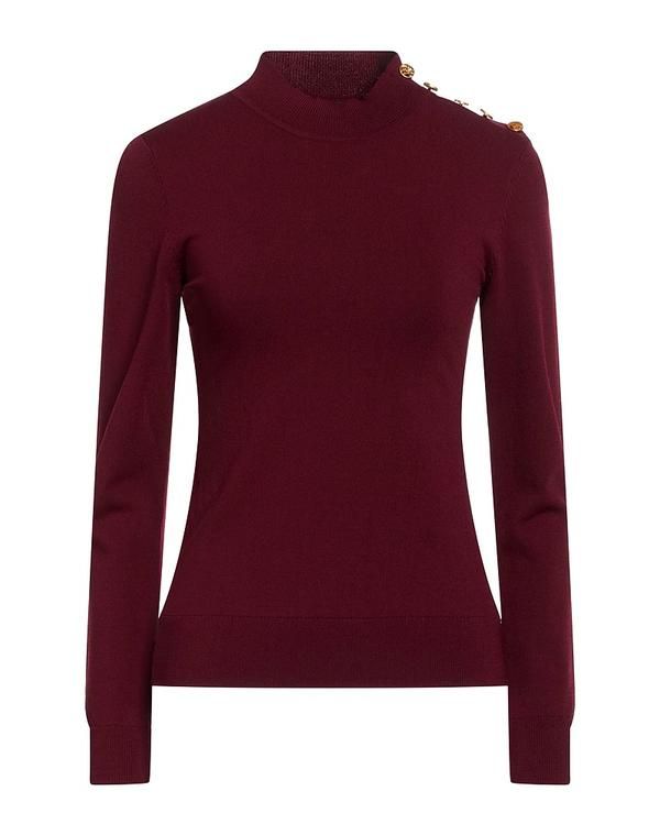 カール ラガーフェルド レディース アウター ニット・セータートルネック KARLAGERFELD Bordeaux