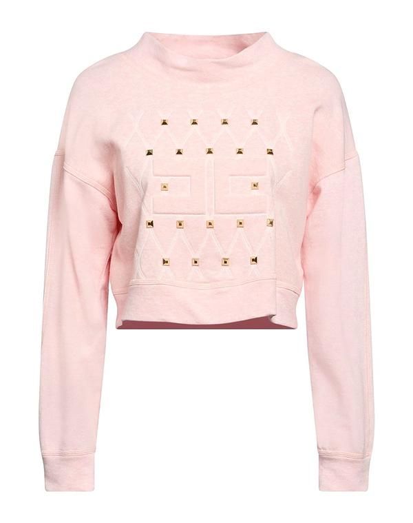 エリザベッタフランキ レディース アウター パーカー・スウェット ELISABETTA FRANCHI Light Pink ピンク