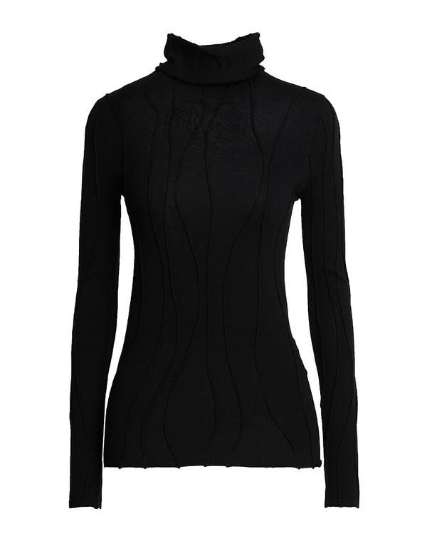 ハイ レディース アウター ニット・セータートルネック HIGH Black ブラック