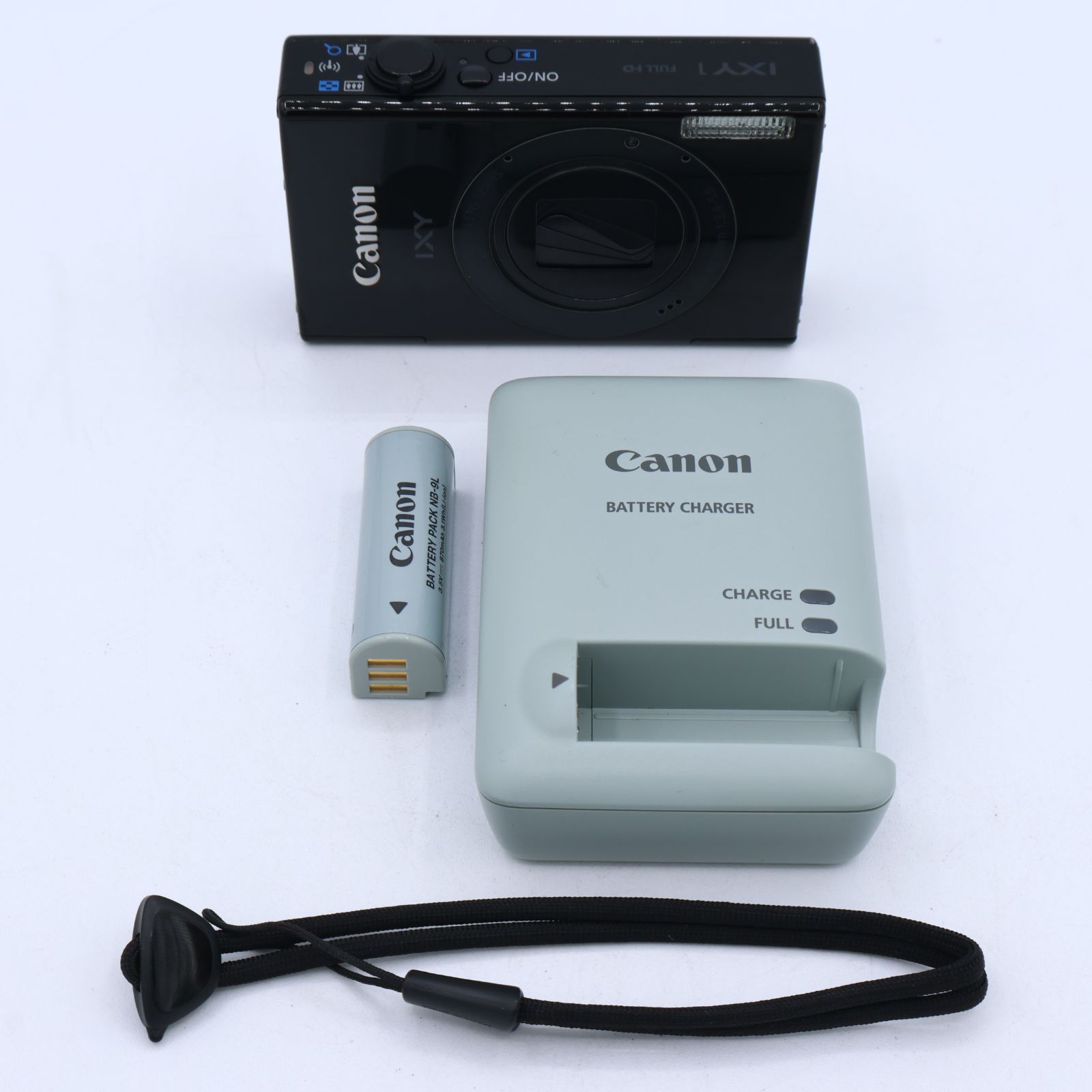 Canon キヤノン デジタルカメラ IXY 1 ブラック 光学12倍ズーム Wi-Fi対応 IXY1(BK) #260715_511034000002