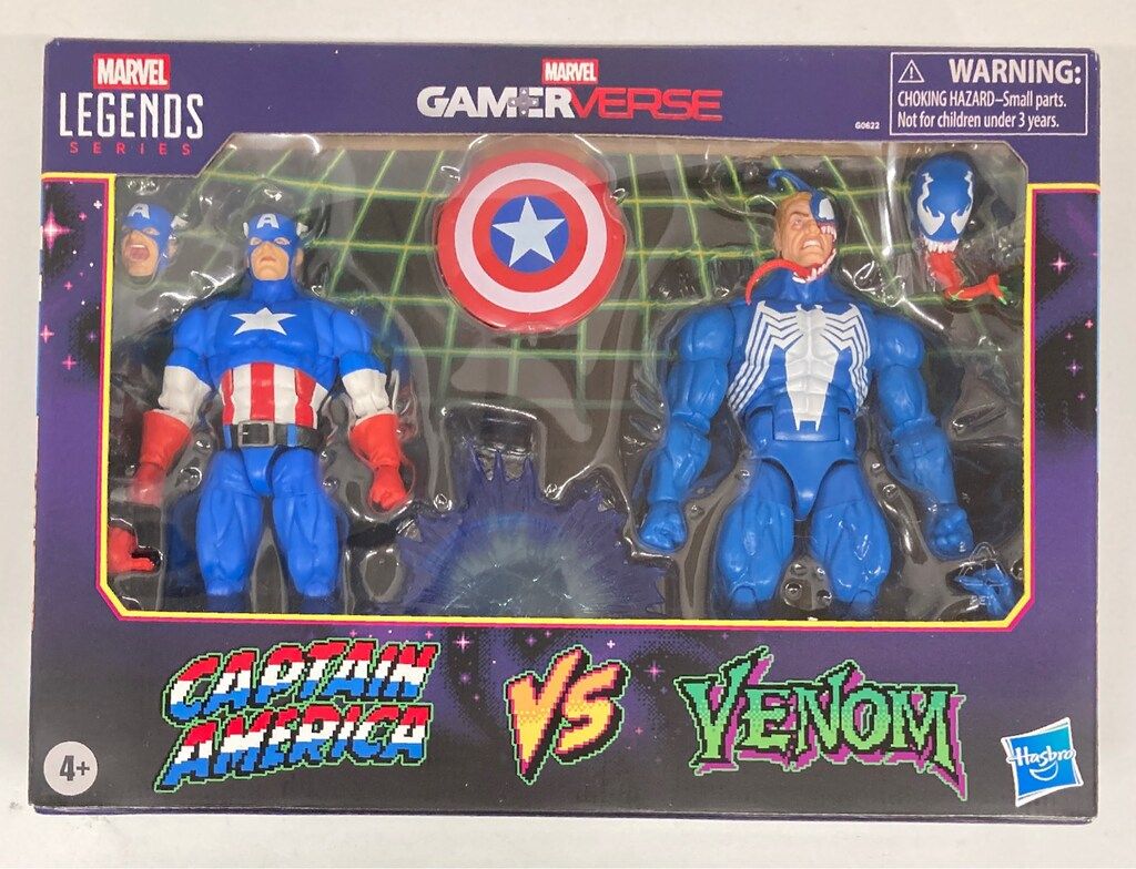 HASBRO GAMER VERSE CAPTAIN AMERICA VS VENOM 6インチ