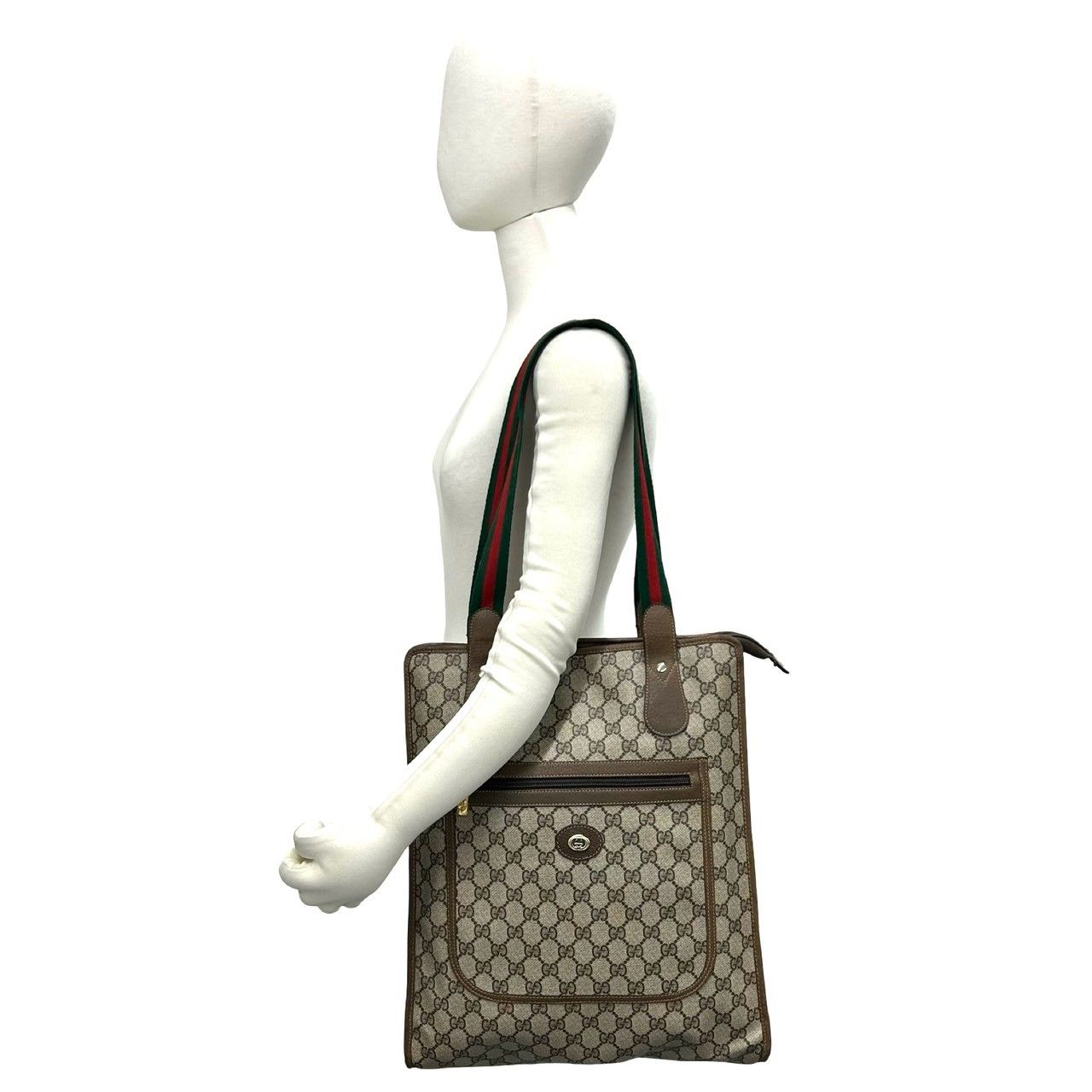 極 美品 GUCCI グッチ オールドグッチ ヴィンテージ シェリーライン GG