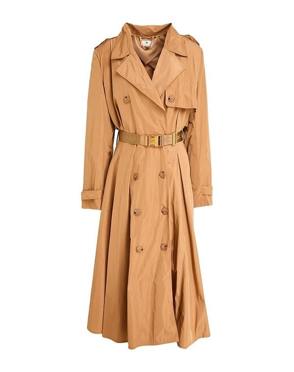 エリザベッタフランキ レディース アウター コート ELISABETTA FRANCHI Camel キャメル