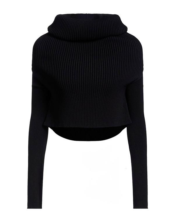 リックオウエンス レディース アウター ニット・セータートルネック RICK OWENS Black ブラック