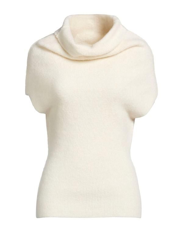 リックオウエンス レディース アウター ニット・セータートルネック RICK OWENS Ivory アイボリー