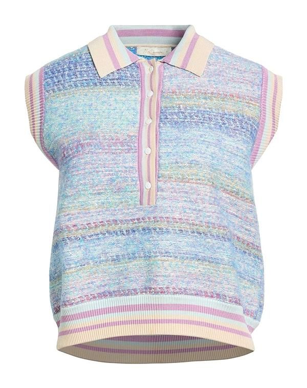 メドモワゼル レディース トップス ポロシャツ MES DEMOISELLES Azure Blue ブルー