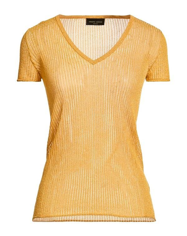 ロベルトコリーナ レディース トップス シャツ プルオーバー ROBERTO COLLINA Mari gold