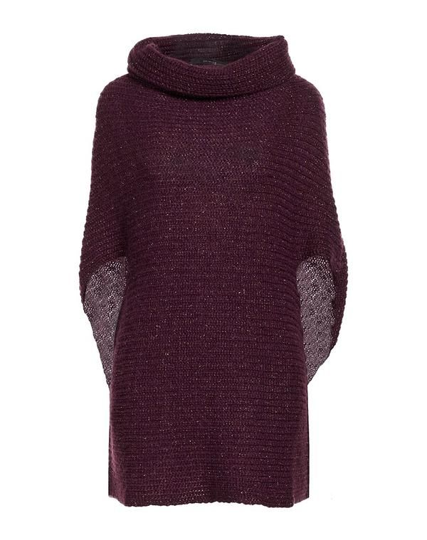ベルウッド レディース アウター ニット・セータートルネック BELLWOODark Purple パープル