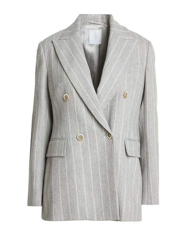 イレブンティ レディース アウター ジャケット・ブルゾン テーラードジャケット ELEVENTY Light Gray グレー