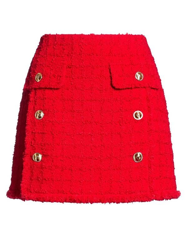 ヴェルサーチ レディース ボトムスカート VERSACE Red レッド