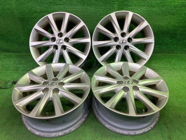 トヨタ TOYOTA 純正 レクサスCT ZWA10 ホイール アルミ シルバー 16インチ 6J 5穴 4本 100 +53 42611-76032