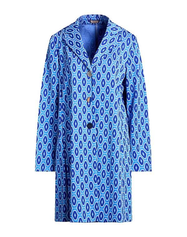 マルパルミ レディース アウター コート MALPARMI Azure Blue ブルー