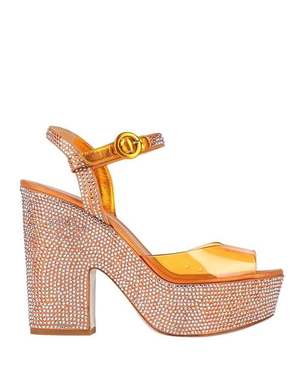 レ シーラ レディース シューズ サンダル LE SILLA Orange オレンジ