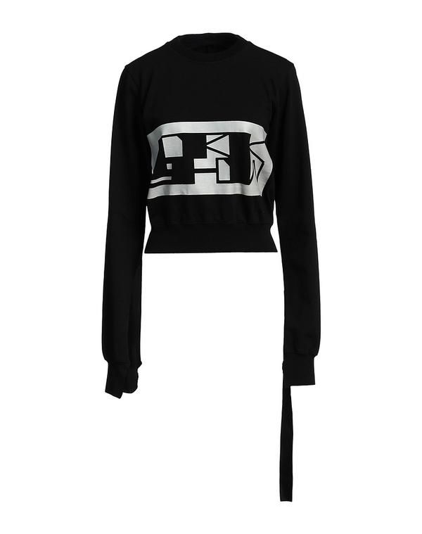 ダークシャドウ バイ リックオウエンス レディース アウター パーカー・スウェット DRKSHDW by RICK OWENS Black ブラック