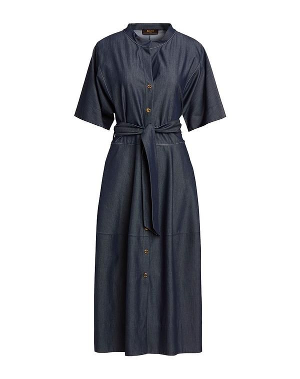 ムーレー レディース トップス ワンピース シュミーズドレス MOORER Blue ブルー