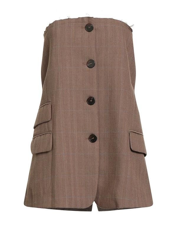 ウェイリーゼン レディース トップス シャツ WEILI ZHENG Light Brown ブラウン