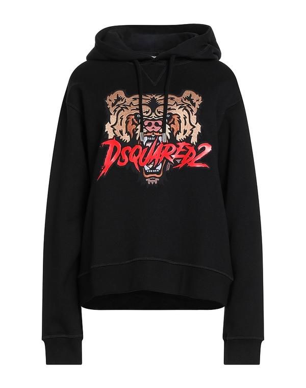ディースクエアード レディース アウター パーカー・スウェット DSQUARED2 Black ブラック
