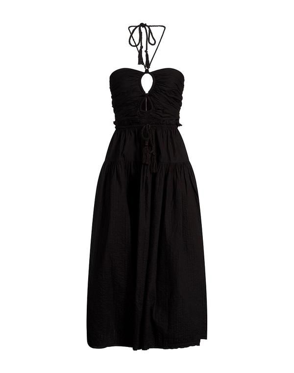 ウラ・ジョンソン レディース トップス ワンピース サマードレス ULLA JOHNSON Black ブラック