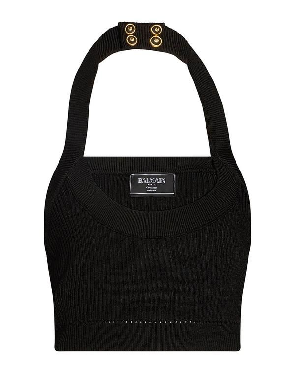 バルマン レディース トップス シャツ BALMAIN Black ブラック