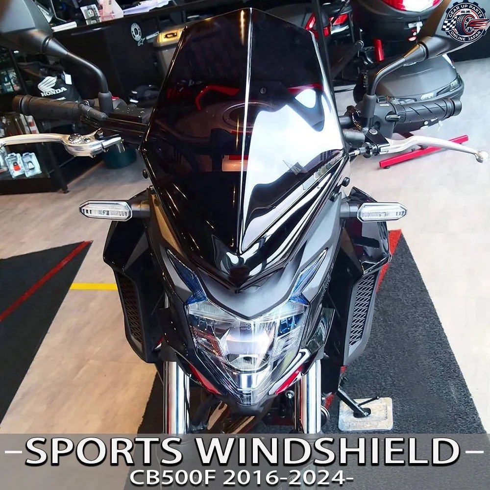 ホンダ CB500F F CB500-F 2016-2021 - 24 モーターサイクル ツーリング スポーツ ウインドスクリーン ウインドシールド バイザー デフレク
