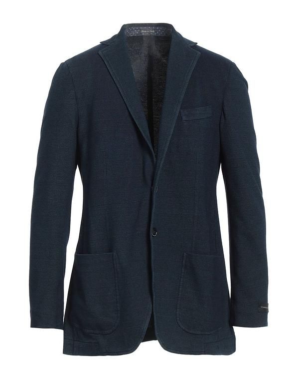 トンボリーニ メンズ アウター ジャケット・ブルゾン TOMBOLINI Midnight Blue ブルー