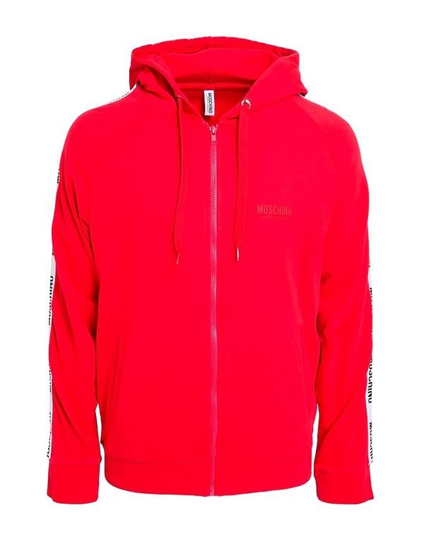 モスキーノ メンズ アウター パーカー・スウェット MOSCHINO Red レッド