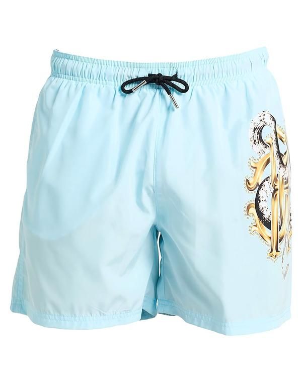 ロベルトカヴァリ メンズ 水着 ハーフパンツ・ショーツ ROBERTO CAVALLI Sky Blue ブルー