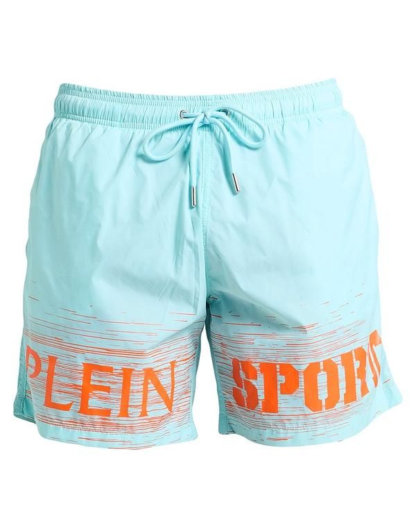 プレイン スポーツ メンズ 水着 ハーフパンツ・ショーツ PLEIN SPORT Azure Blue ブルー