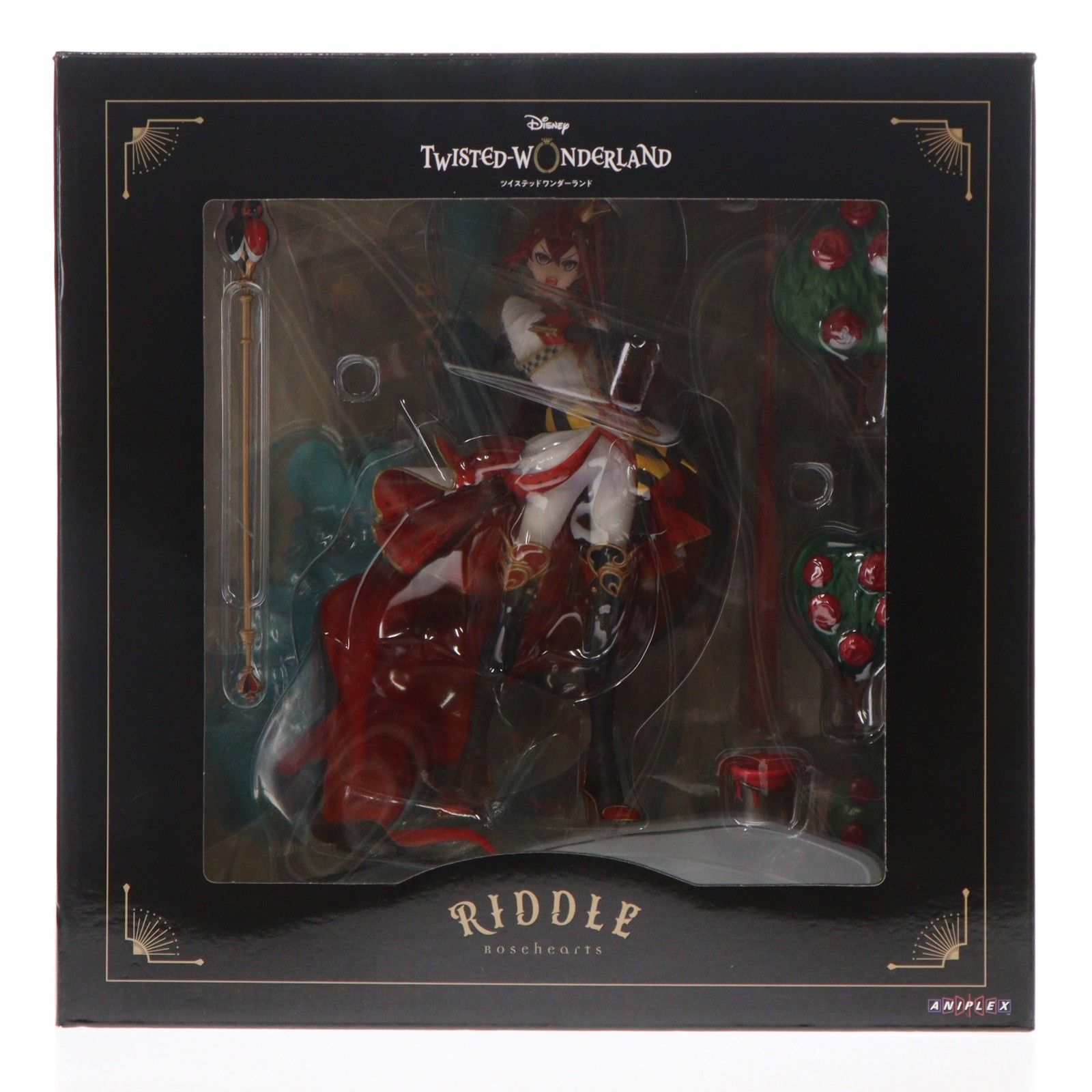 ANIPLEX+ Insignia y postal de bonificación limitada incluidas Acertijo Roseheart Disney Twisted Wonderland Figura completa 1/8 Aniplex
