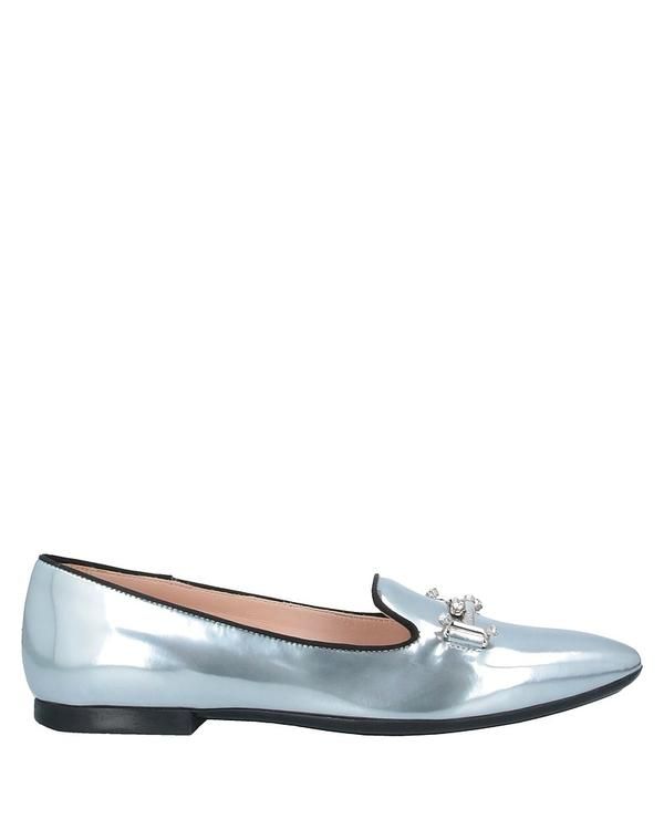 トッズ レディース シューズ スリッポン・ローファー モカシン TODSilver シルバー