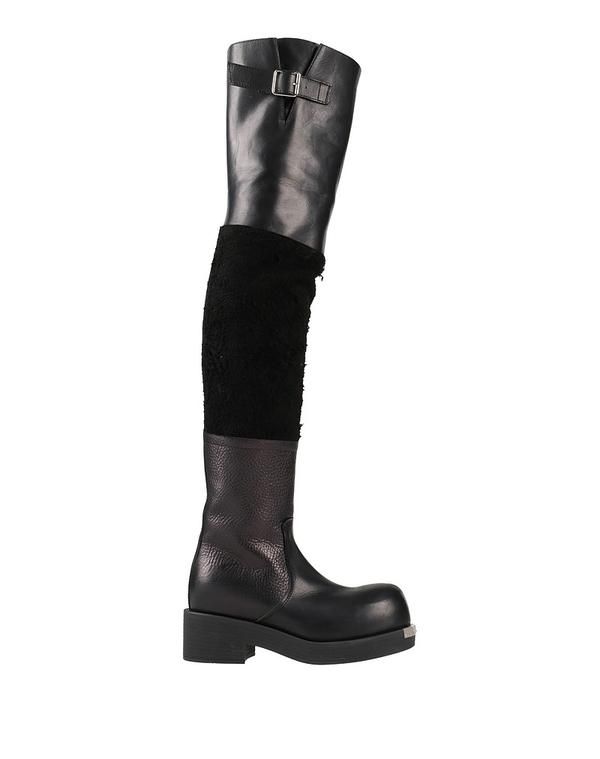 マルタンマルジェラ レディース シューズ ブーツ・レインブーツ MM6 MAISON MARGIELA Black ブラック