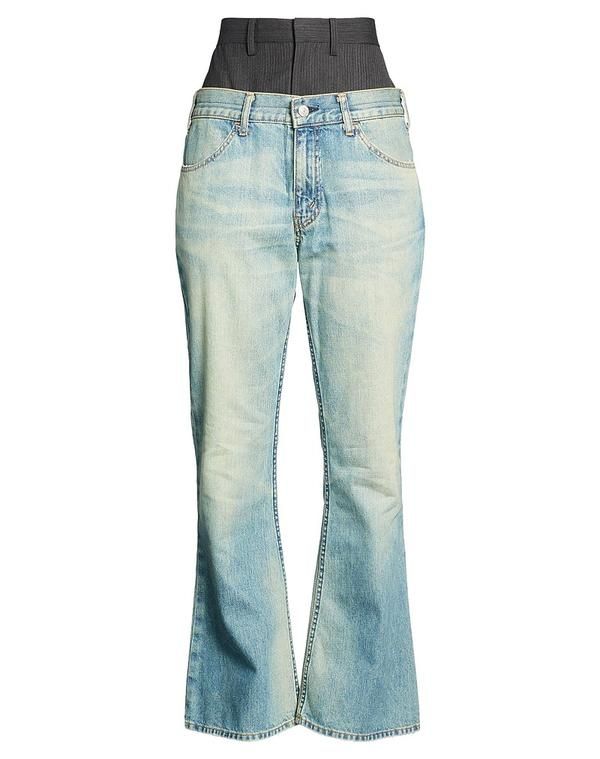 ジュンヤワタナベ レディース ボトムス デニムパンツ ブーツカット JUNYA WATANABE Blue ブルー 110,400円