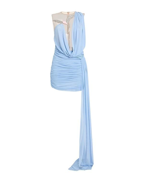 デヴィッド コーマ レディース トップス ワンピース DAVID KOMA Sky Blue ブルー