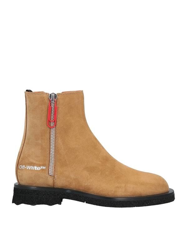 オフホワイト メンズ シューズ ブーツ・レインブーツ ショートブーツ OFFWHITE Camel キャメル