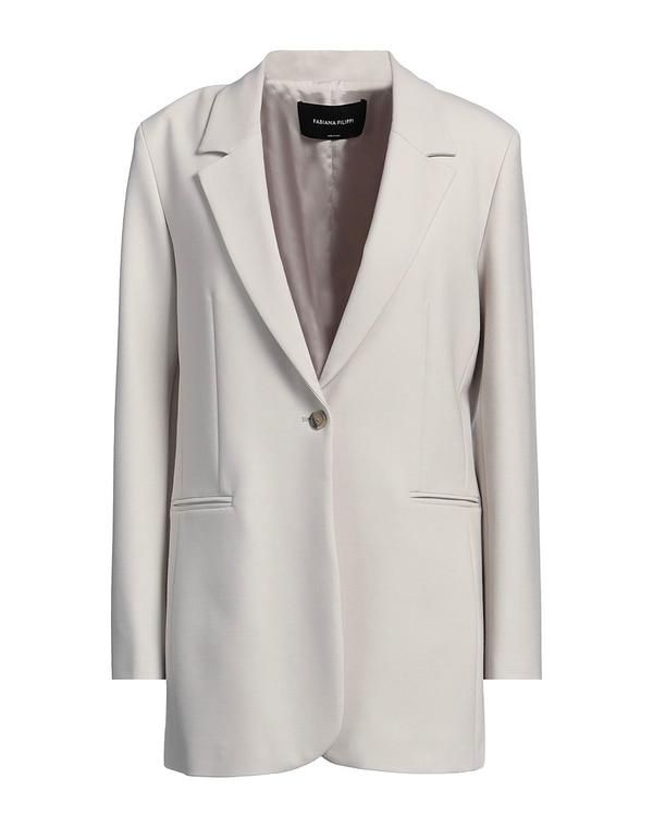 ファビアナ フィリッピ レディース アウター ジャケット・ブルゾン テーラードジャケット FABIANA FILIPPI Light Gray グレー