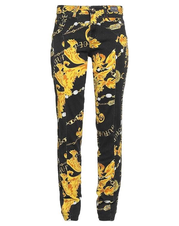 ヴェルサーチ レディース ボトムス デニムパンツ ジーンズ VERSACE JEANS COUTURE Black ブラック